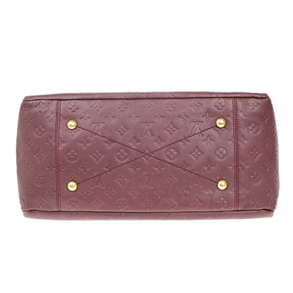Louis Vuitton Artsy Handbag Monogram Empreinte Leather, RED, LEATHER, Shoulder bag