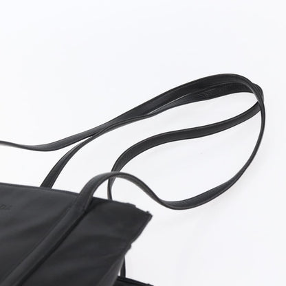 Prada Vintage Shoulder Bag Leather, BLACK, LEATHER, Shoulder bag