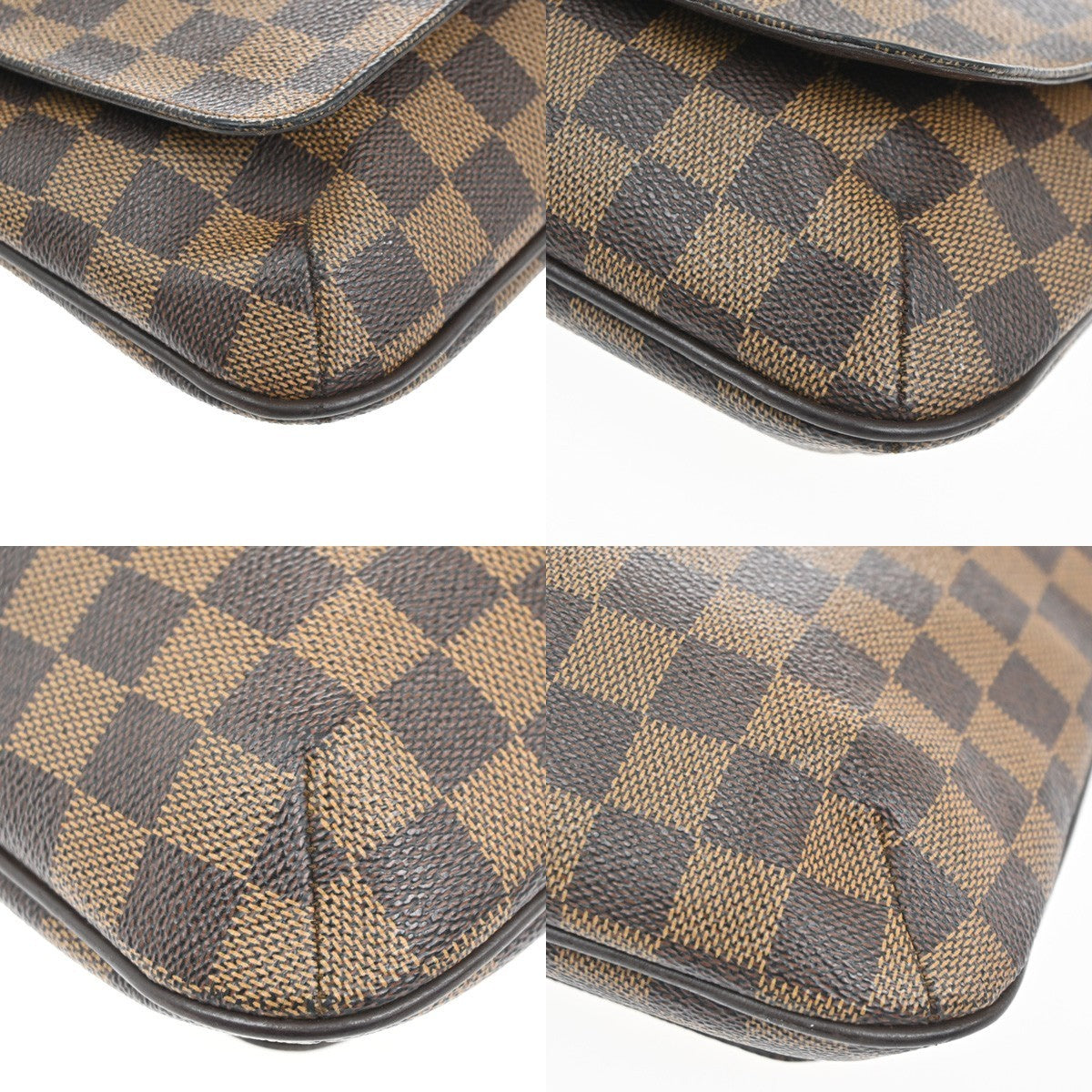 Louis Vuitton Musette Salsa Handbag Damier Canvas, BROWN, CANVAS, Shoulder bag