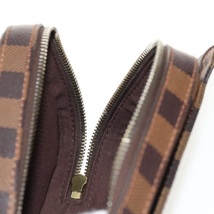 Louis Vuitton Geronimos Waist Bag Damier, BROWN, CANVAS, Travel bag