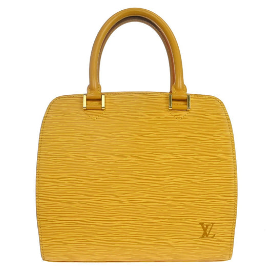 Louis Vuitton Pont Neuf Handbag Epi Leather, Yellow, Leather, Handbag