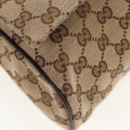 Gucci Flap Messenger GG Canvas, BEIGE, CANVAS, Shoulder bag