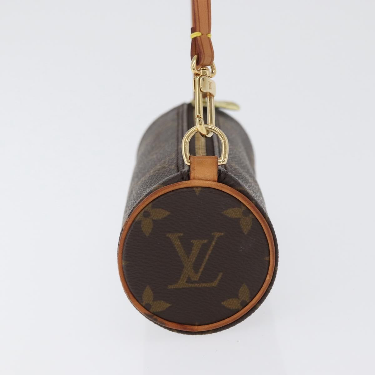 Louis Vuitton Papillon Pochette Monogram Canvas, BROWN, CANVAS, Clutche & pouche
