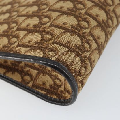 Christian Dior Vintage Trotter Shoulder Bag Canvas, BROWN, CANVAS, Shoulder bag