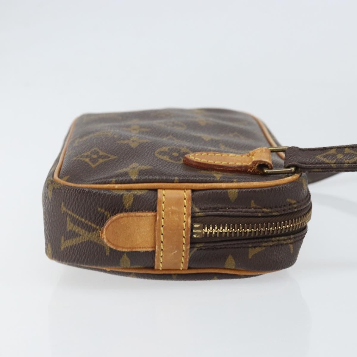 Louis Vuitton Pochette Marly Bandouliere Bag Monogram Canvas, BROWN, CANVAS, Shoulder bag