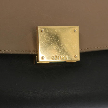Celine Trapeze Bag Leather with Suede, MULTICOLOUR, LEATHER, Handbag