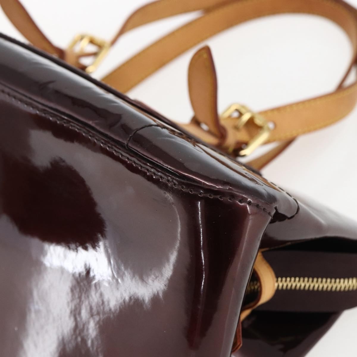 Louis Vuitton Rosewood Avenue Handbag Monogram Vernis, BURGUNDY, PATENT_LEATHER, Shoulder bag
