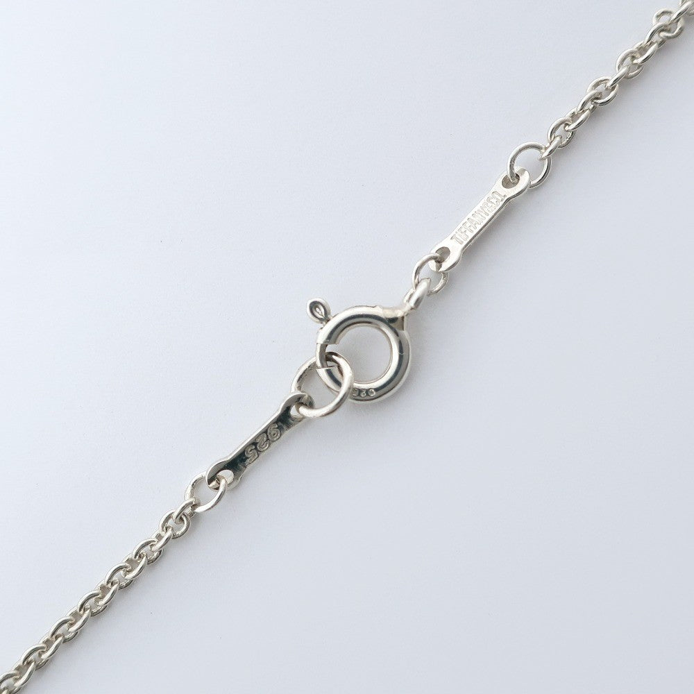Tiffany & Co. Elsa Peretti Open Heart Pendant Necklace Sterling Silver, SILVER, SILVER, Necklace