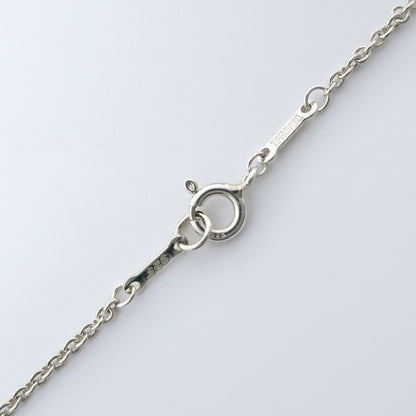 Tiffany & Co. Elsa Peretti Open Heart Pendant Necklace Sterling Silver, SILVER, SILVER, Necklace
