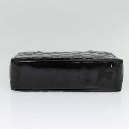 Chanel Chain Shoulder Bag Patent leather, BLACK, PATENT_LEATHER, Shoulder bag