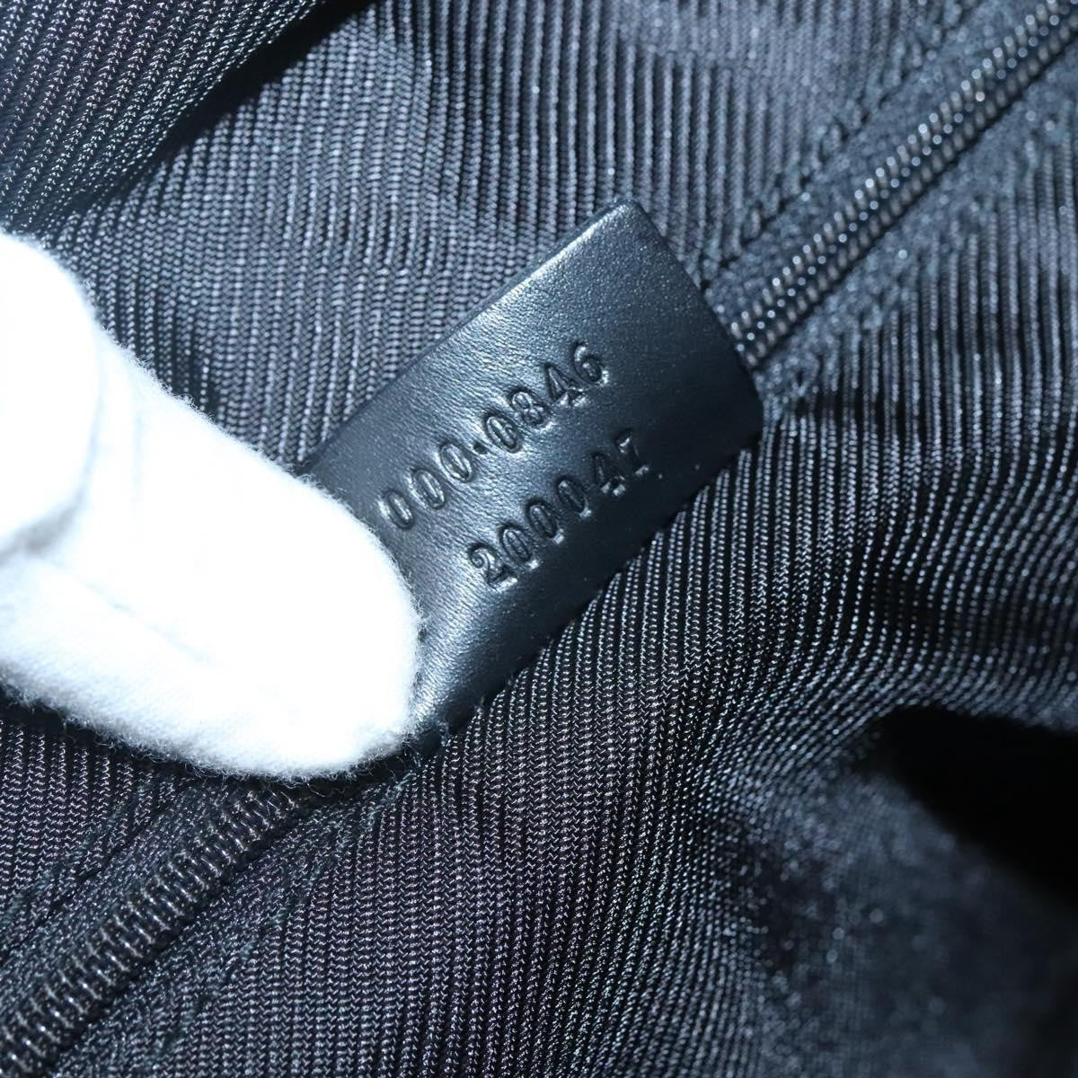 Gucci Vintage Zip Boston Bag GG Canvas, BLACK, CANVAS, Handbag