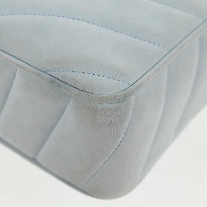 Chanel Vintage Camera bag Suede, BLUE, SUEDE, Crossbody bag