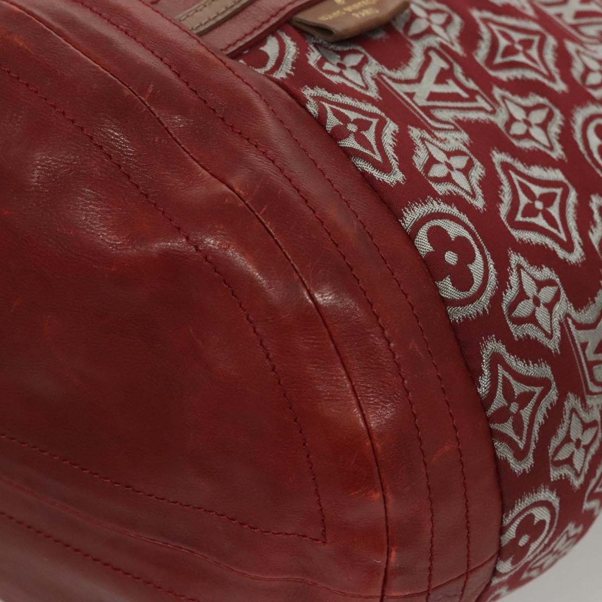 Louis Vuitton Aviator Handbag Limited Edition Monogram Jacquard, BURGUNDY, CANVAS, Handbag