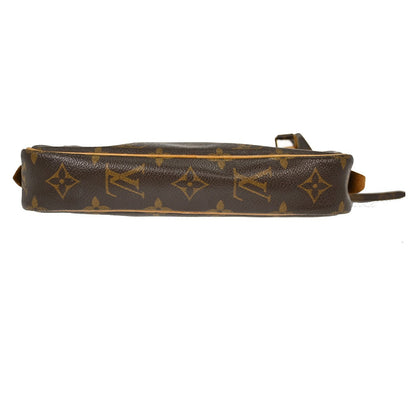 Louis Vuitton Pochette Marly Bandouliere Bag Monogram Canvas, BROWN, CANVAS, Clutche & pouche