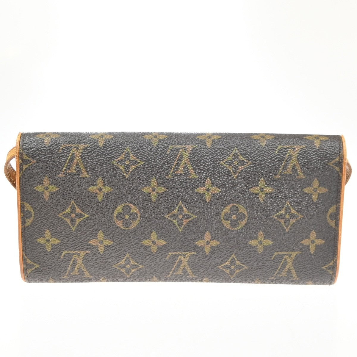 Louis Vuitton Twin Handbag Monogram Canvas, Brown, Canvas, Clutch