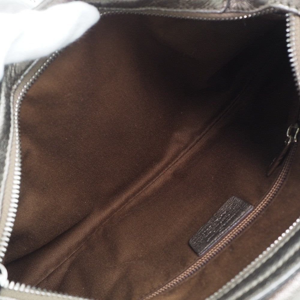 Salvatore Ferragamo Marisa Satchel Leather, GOLD, LEATHER, Handbag