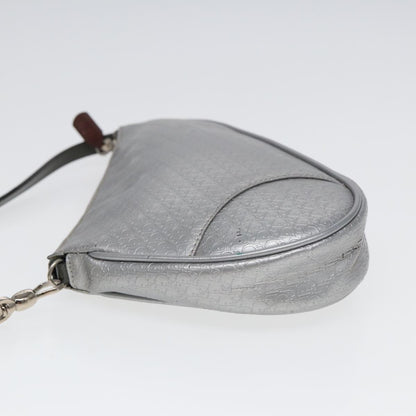 Christian Dior Lady Dior Boston Bag Cannage Canvas, SILVER, CANVAS, Handbag