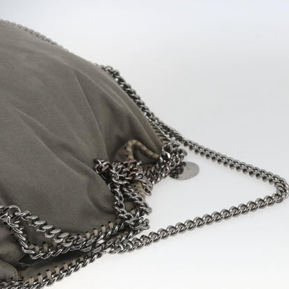 Stella McCartney Falabella Tote Shaggy Deer, GRAY, POLYESTER, Shoulder bag