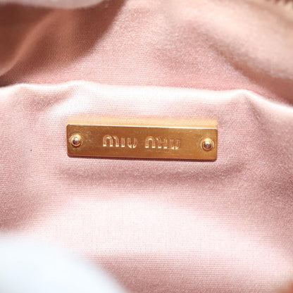 Miu Miu Zip Wristlet Pouch Leather, RED, LEATHER, Clutche & pouche