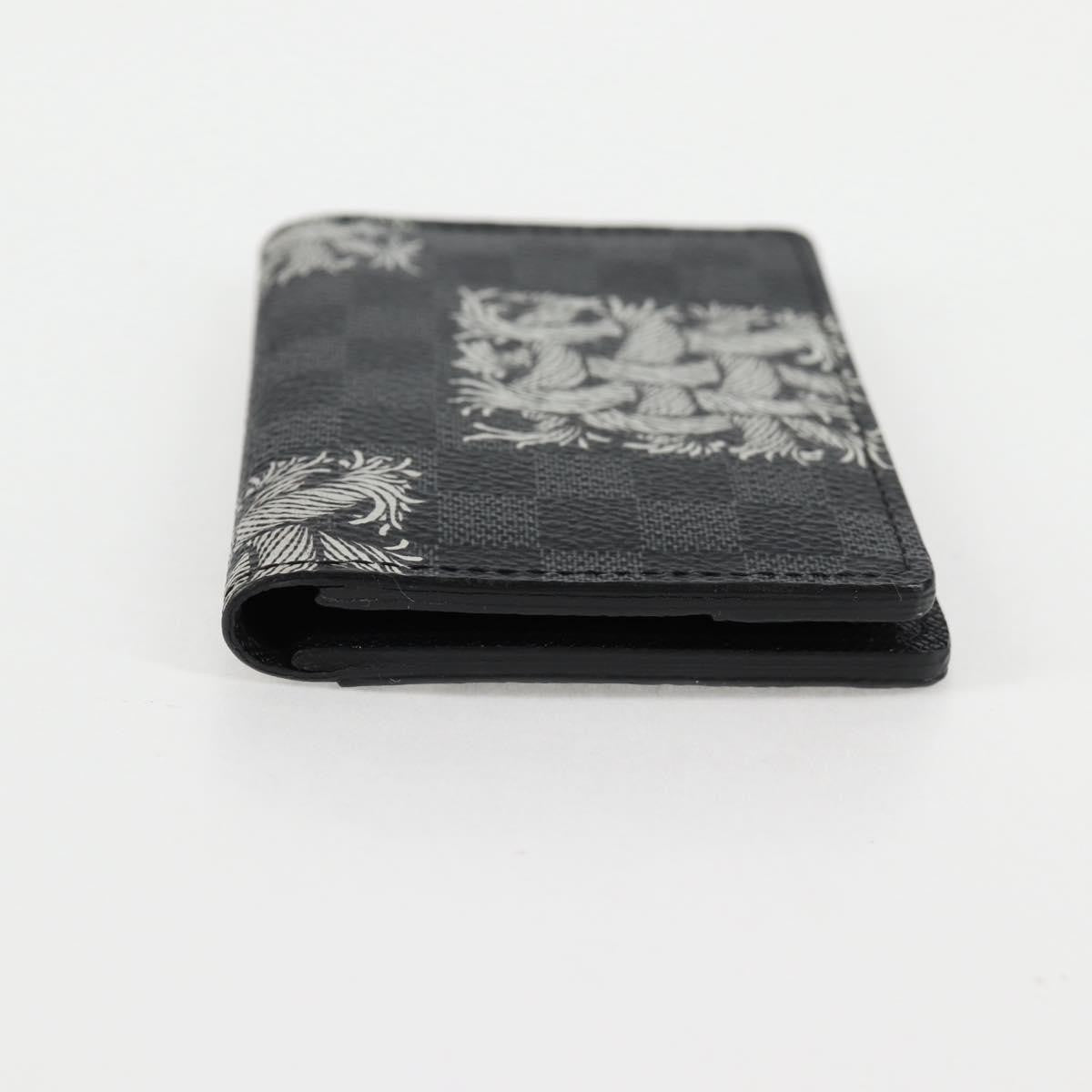 Louis Vuitton Pocket Organizer Limited Edition Nemeth Damier Graphite, BLACK, CANVAS, Clutche & pouche