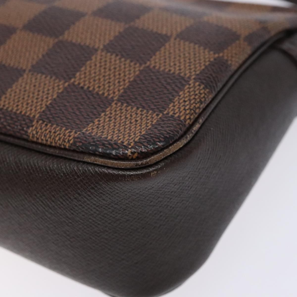 Louis Vuitton Trousse Make Up Bag Damier, BROWN, CANVAS, Clutche & pouche