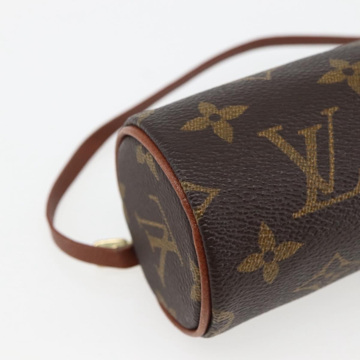 Louis Vuitton Papillon Pochette Monogram Canvas, BROWN, CANVAS, Crossbody bag
