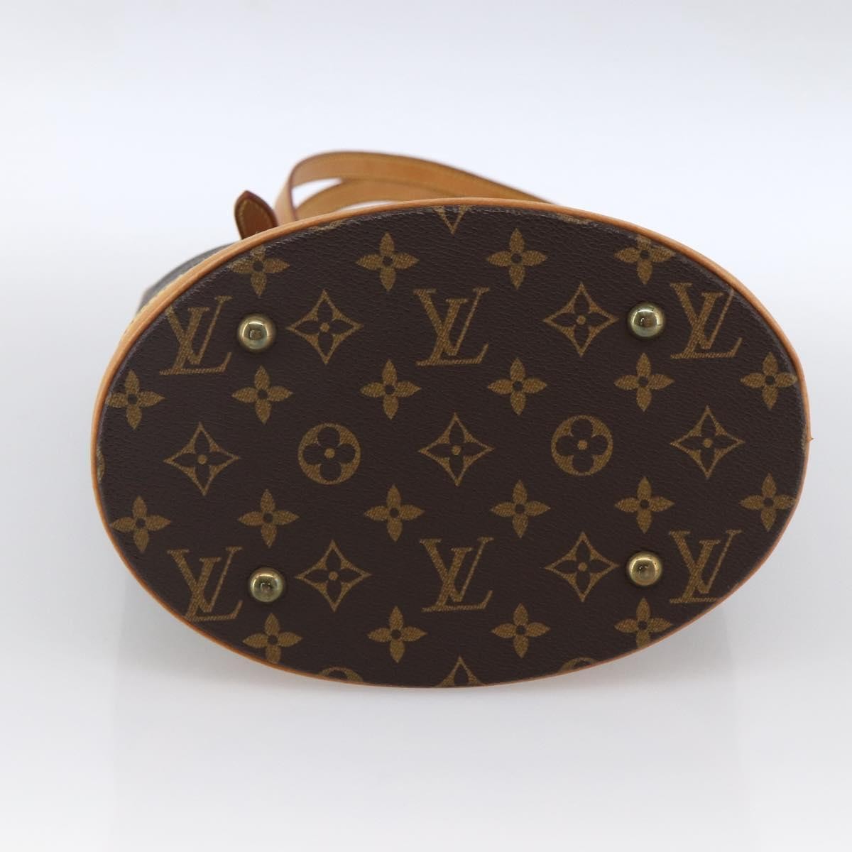 Louis Vuitton Bucket Bag Monogram Canvas, BROWN, CANVAS, Shoulder bag