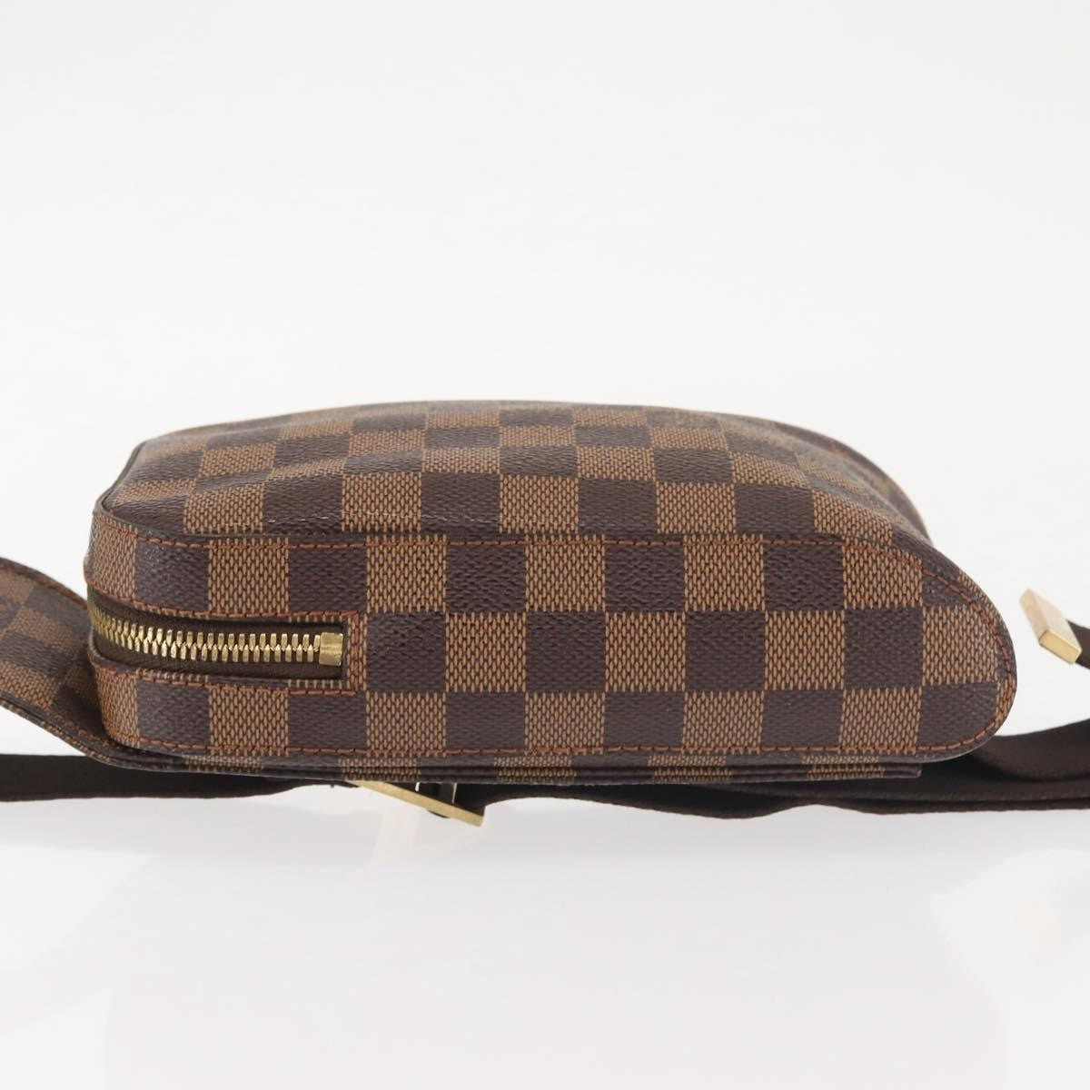 Louis Vuitton Geronimos Waist Bag Damier, Brown, Canvas, Shoulder Bag