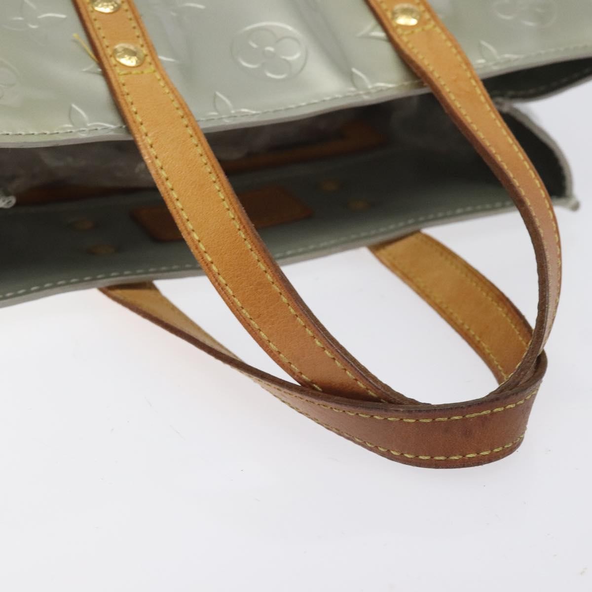 Louis Vuitton Reade Handbag Monogram Vernis, GRAY, PATENT_LEATHER, Handbag