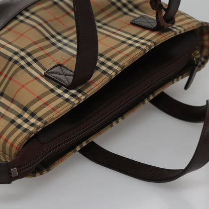 Burberry Nova Check Handbag Nova Check Canvas, BEIGE, CANVAS, Handbag