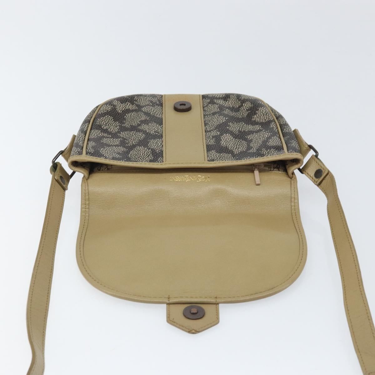 Saint Laurent Vintage Shoulder Bag PVC Leather, GRAY, PVC, Shoulder bag