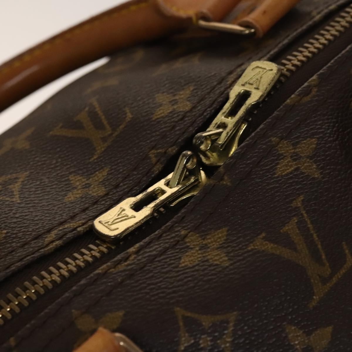Louis Vuitton Keepall Bag Monogram Canvas, BROWN, CANVAS, Travel bag
