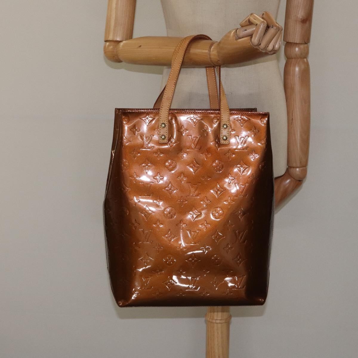 Louis Vuitton Reade Handbag Monogram Vernis, Brown, Patent Leather, Handbag