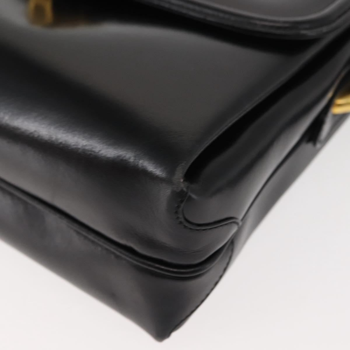 Gucci Shoulder bag black leather, BLACK, LEATHER, Shoulder bag