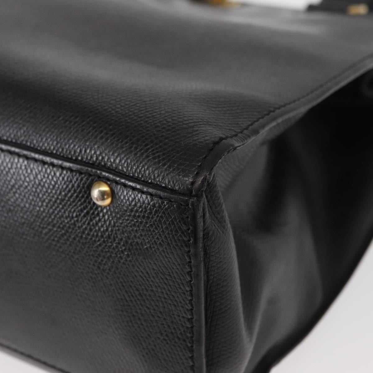 Celine Tote bag Leather, BLACK, LEATHER, Tote bag