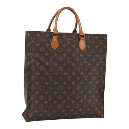 Louis Vuitton Vintage Sac Plat Bag Monogram Canvas, BROWN, CANVAS, Tote bag