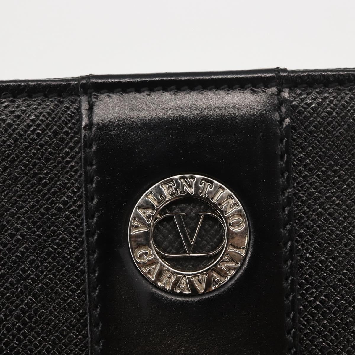 Valentino Garavani Pochette Leather, BLACK, LEATHER, Clutche & pouche