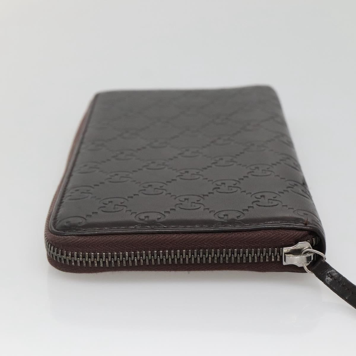 Gucci Guccissima Wallet Motif GG, BROWN, LEATHER, Wallets