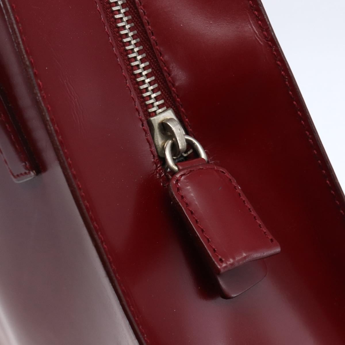 Prada Zip Shopping Tote Leather, RED, OTHER, Tote bag