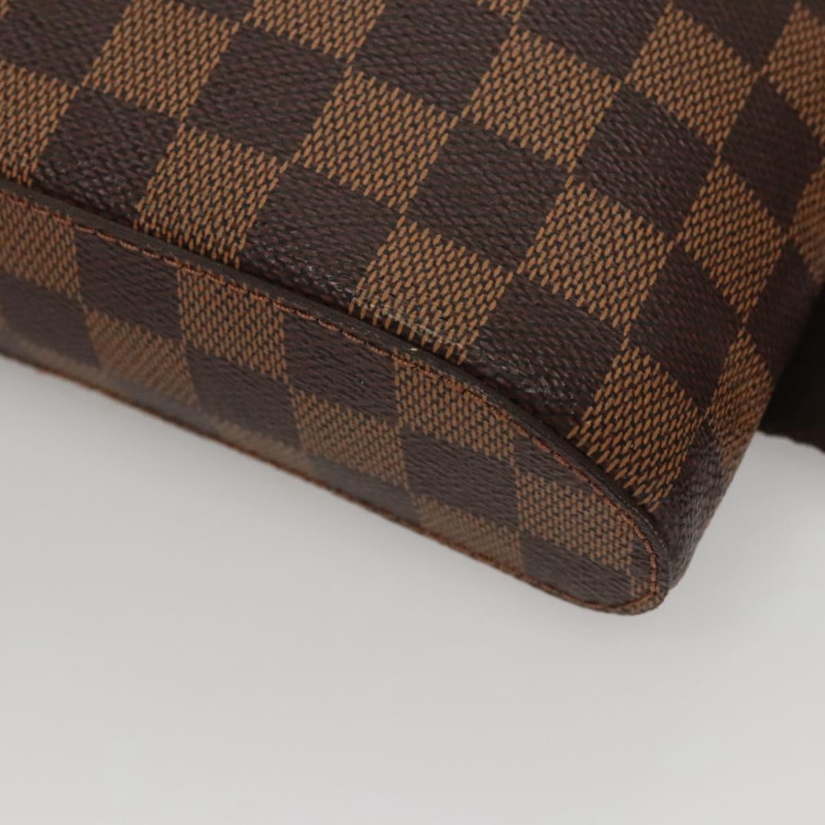 Louis Vuitton Geronimos Waist Bag Damier, BROWN, CANVAS, Travel bag