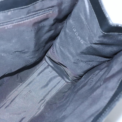 "Gucci Vintage Jackie Tote Canvas, Leather", BLACK, CANVAS, Tote bag