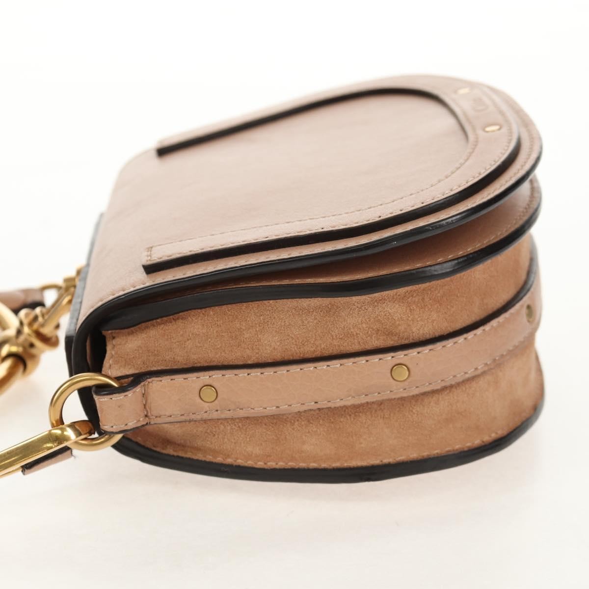 Chloe Nile Crossbody Bag Leather, PINK, LEATHER, Shoulder bag