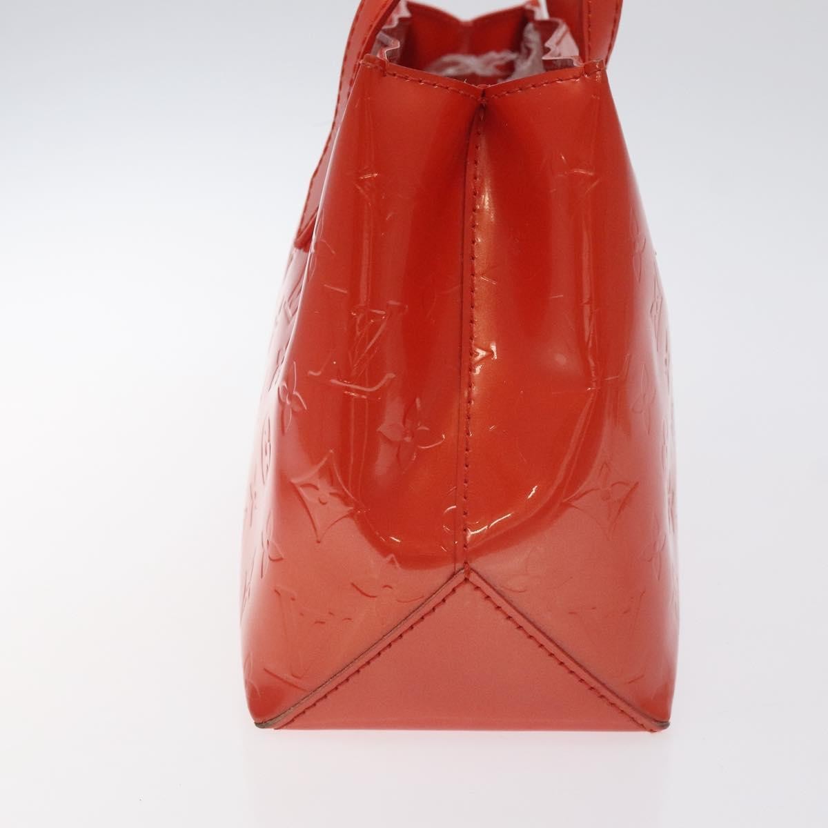 Louis Vuitton Wilshire Handbag Monogram Vernis, ORANGE, PATENT_LEATHER, Tote bag