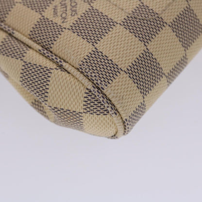 Louis Vuitton Favorite Handbag Damier, White, Canvas, Clutch