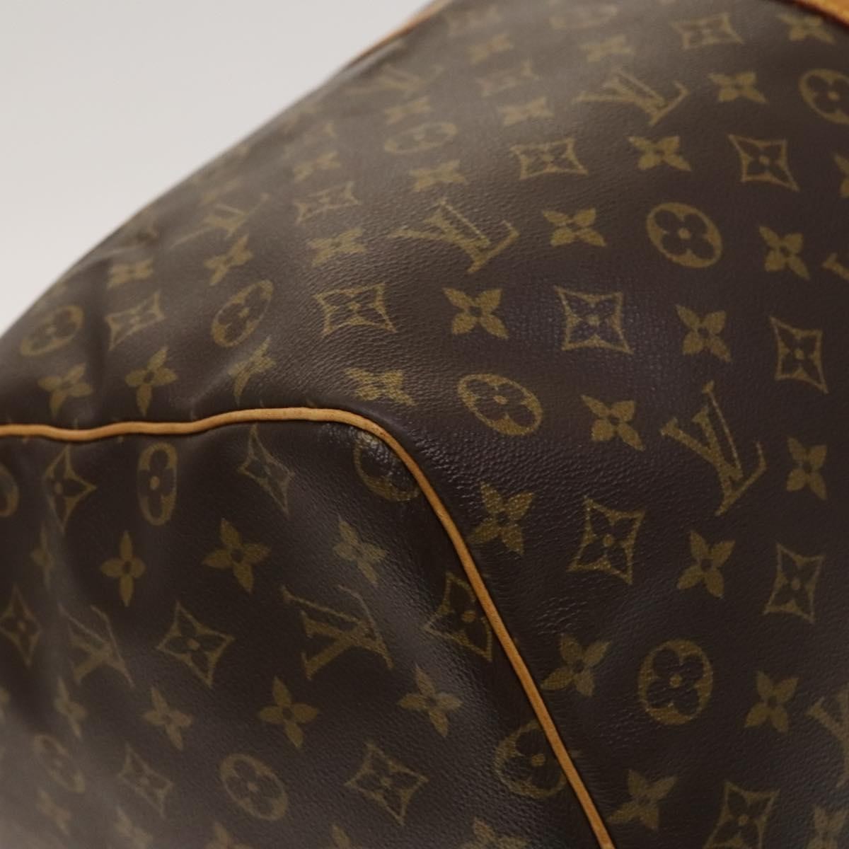 Louis Vuitton Keepall Bag Monogram Canvas, BROWN, CANVAS, Travel bag