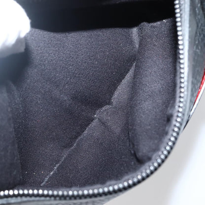 Christian Louboutin Loubiclutch Leather, BLACK, LEATHER, Clutche & pouche