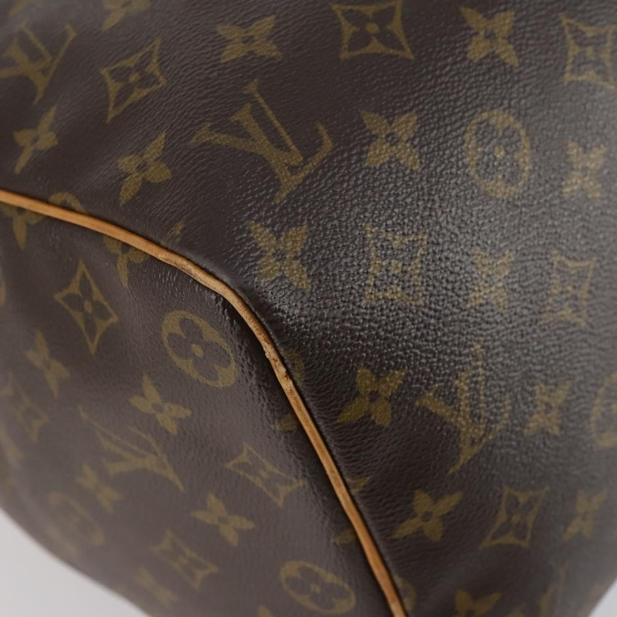 Louis Vuitton Keepall Bag Monogram Canvas, BROWN, CANVAS, Travel bag