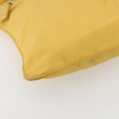 Prada Front Pocket Messenger Bag Tessuto, YELLOW, NYLON, Shoulder bag