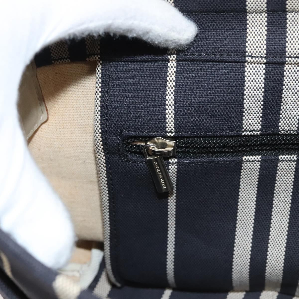 Burberry Vintage Shoulder Bag Canvas, NAVY, CANVAS, Shoulder bag