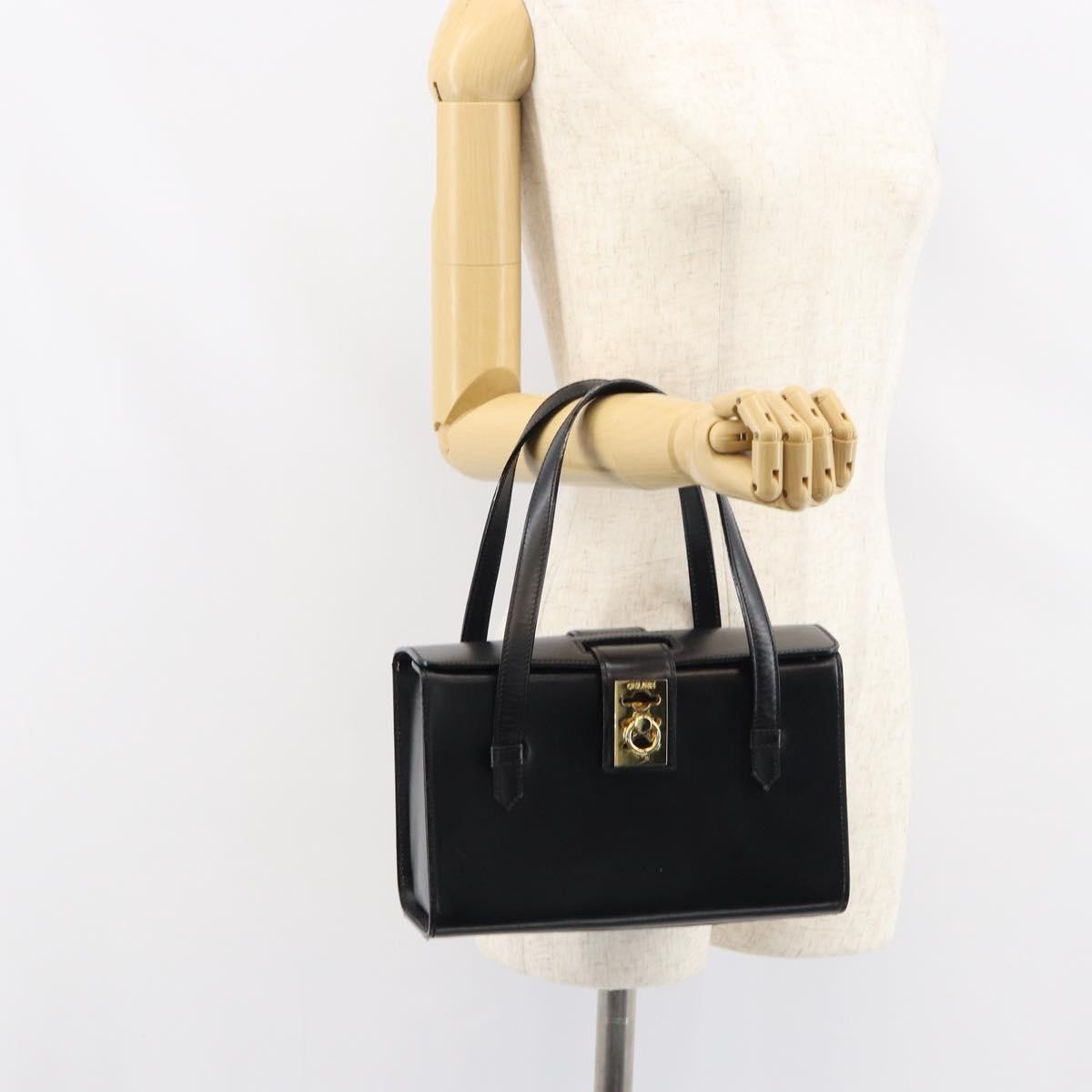 Celine Handbag Leather, BLACK, LEATHER, Handbag